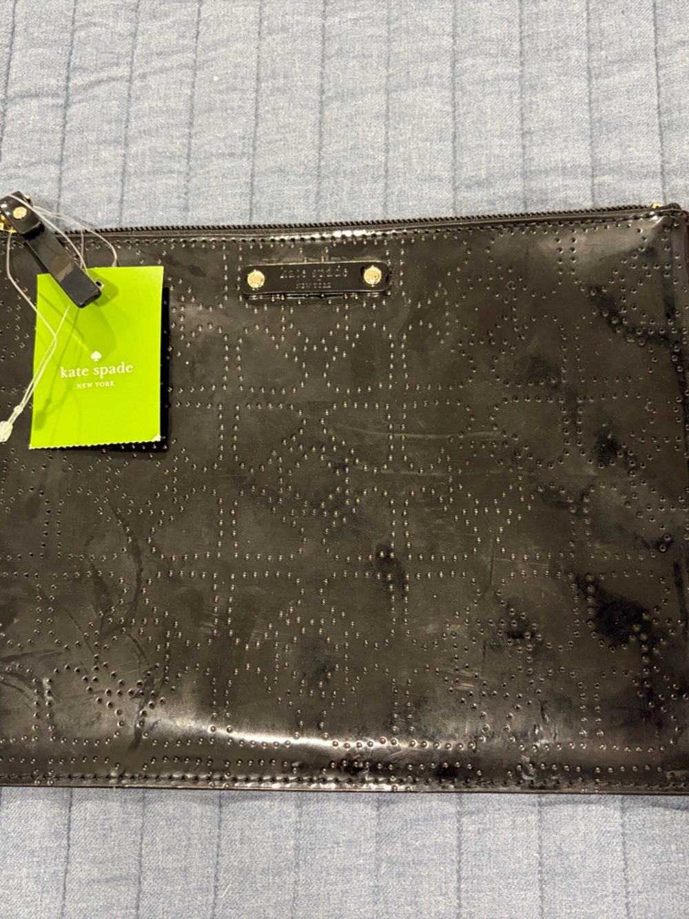Kate Spade Black Zippered Pouch